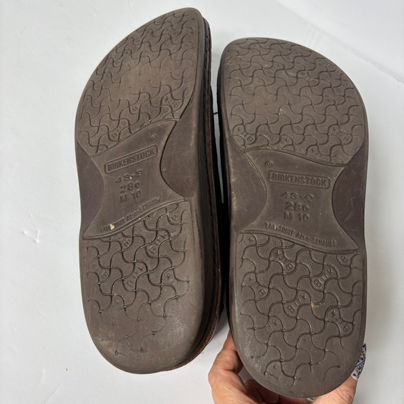 Birkenstock Brown Leather Shoes Oxford Derby Casual Lace Up Shoes 10 - Picture 8 of 16